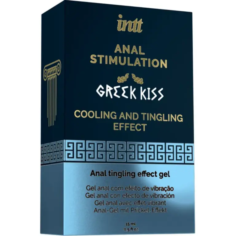 INTT - Greek Kiss Estimulación Anal 15 ML: Gel Excitante con Sabor a Menta