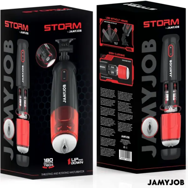 JAMYJOB - Storm Masturbador Vagina Automático 10 Modos Rotación y Empuje - Imagen 7