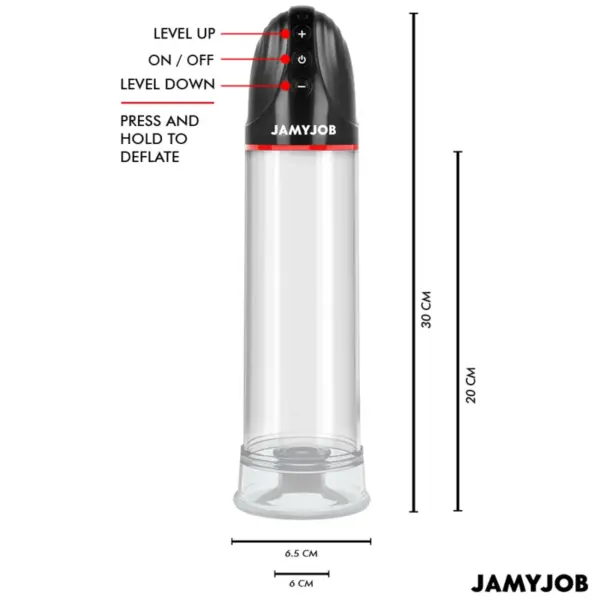 JAMYJOB - Bomba Automática XPAND con 3 Niveles de Succión Gris - Imagen 3