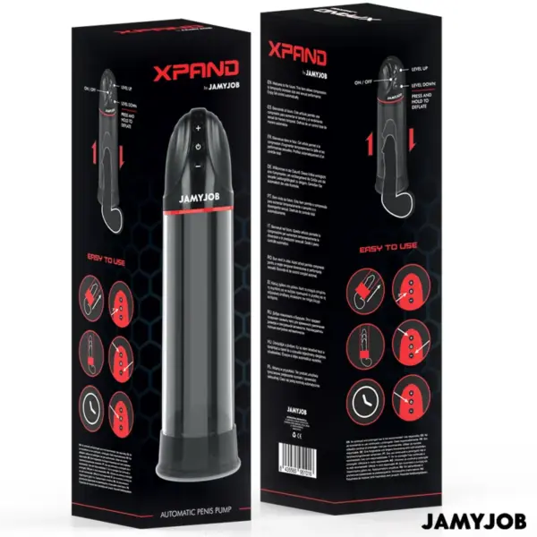 JAMYJOB - Bomba Automática XPAND con 3 Niveles de Succión Gris - Imagen 7