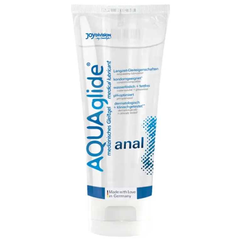 JOYDIVISION AQUAGLIDE - Lubricante anal 100 ml para el placer sin límites