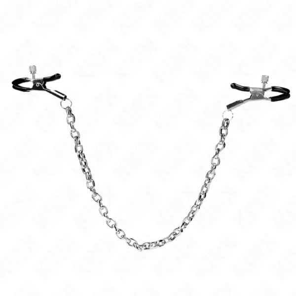KINK - Pinzas para pezones con cadena gruesa de 30 cm - Imagen 2