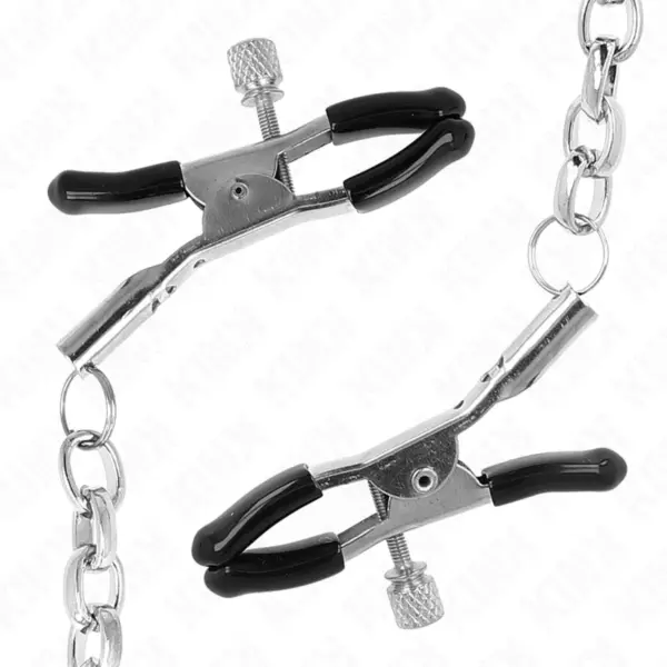 KINK - Pinzas para pezones con cadena gruesa de 30 cm - Imagen 4