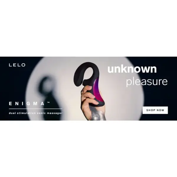 LELO - ENIGMA Doble Estimulación Succión Masajeador Morado - Imagen 12