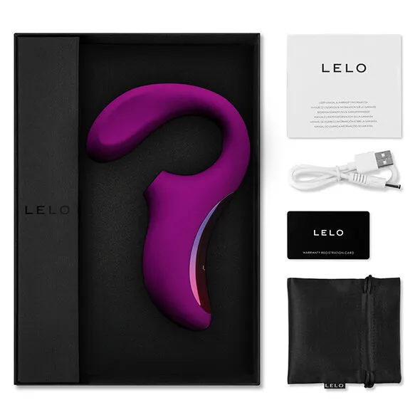LELO - ENIGMA Doble Estimulación Succión Masajeador Morado - Imagen 3