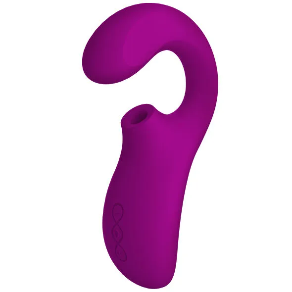 LELO - ENIGMA Doble Estimulación Succión Masajeador Morado - Imagen 4