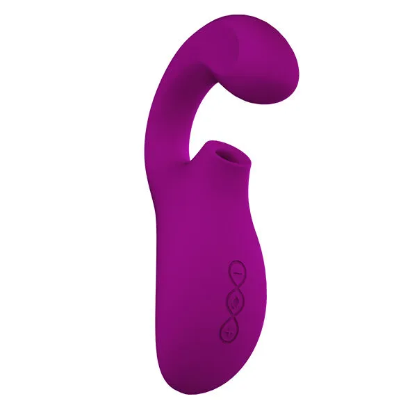 LELO - ENIGMA Doble Estimulación Succión Masajeador Morado - Imagen 5