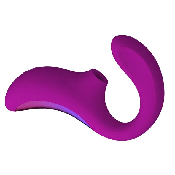 LELO - ENIGMA Doble Estimulación Succión Masajeador Morado - Imagen 6
