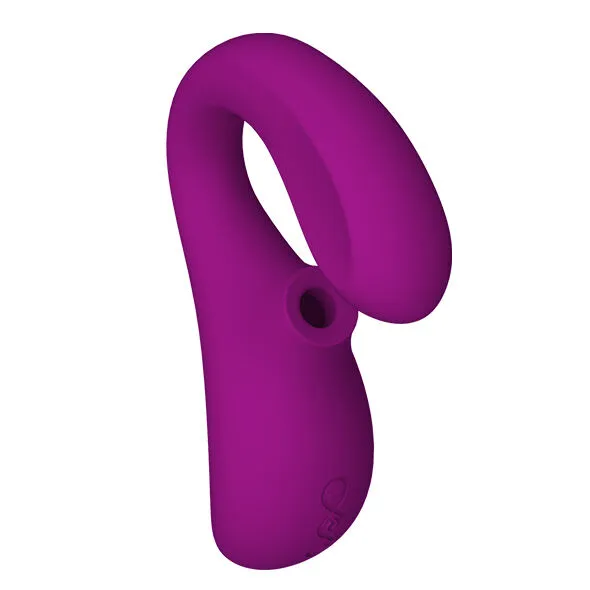 LELO - ENIGMA Doble Estimulación Succión Masajeador Morado - Imagen 8