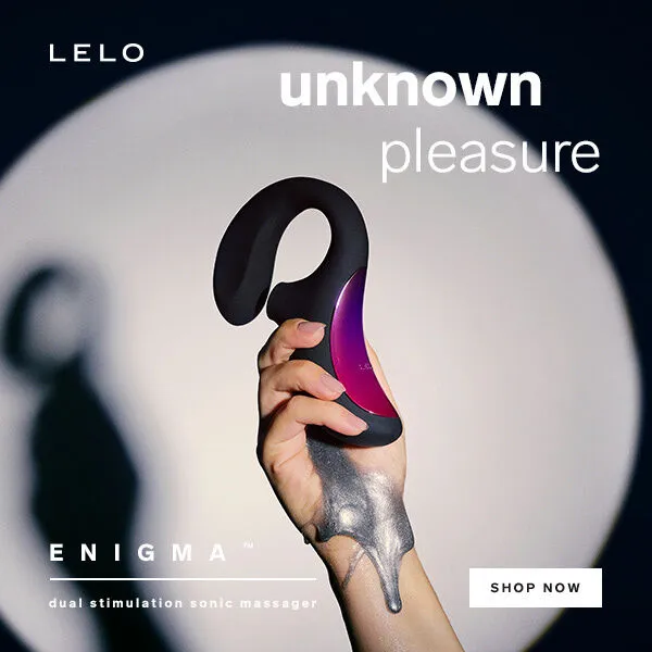 LELO - ENIGMA Doble Estimulación Succión Masajeador Morado - Imagen 9