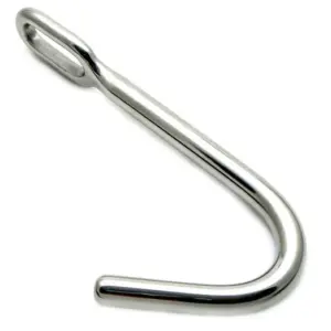 Metal Hard - Gancho Anal Bondage de Acero para Suspensión