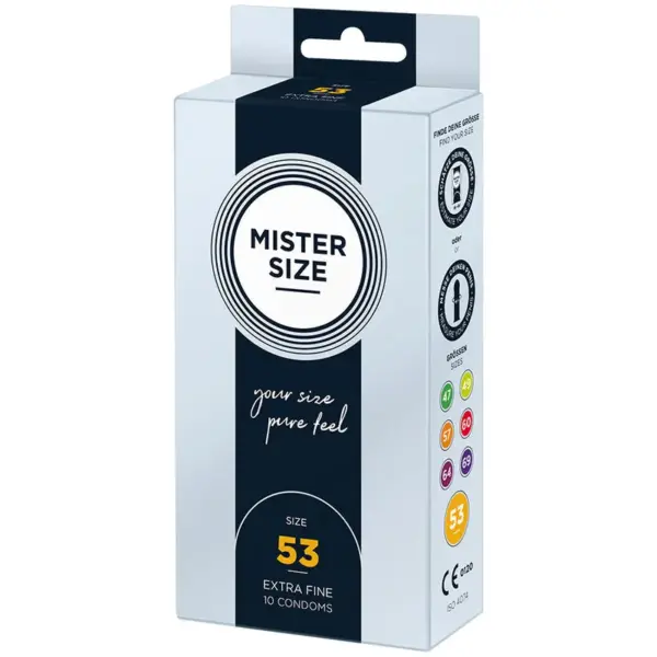 Mister Size - Preservativos Talla M 53 mm para Sensaciones Únicas - Imagen 2