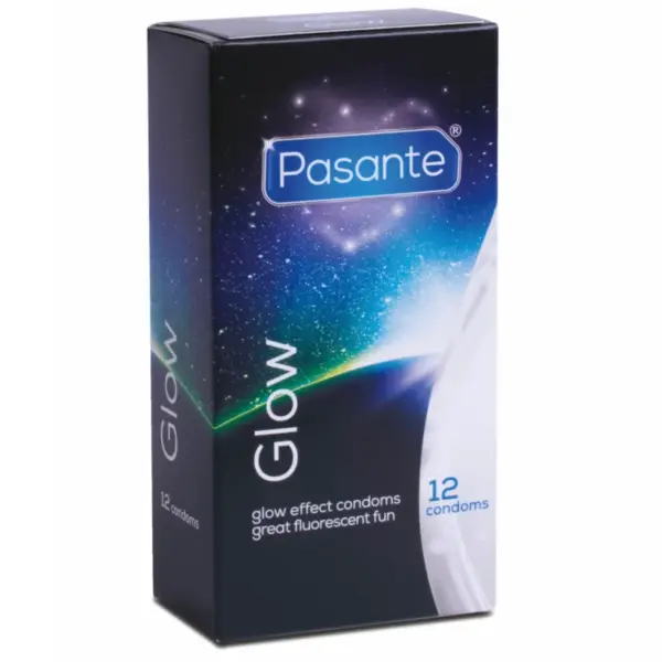 Pasante - Condones que Brillan en la Oscuridad - 12 Unidades