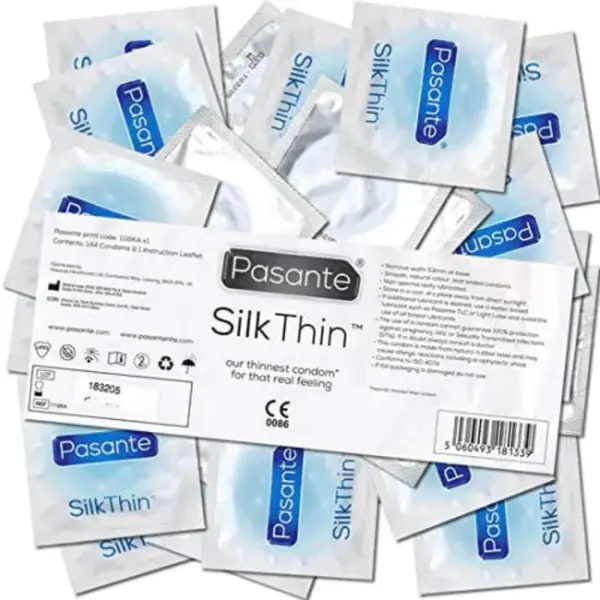 Pasante Silk Thin - Preservativo Fino 144 Unidades para Placer Seguro - Imagen 3