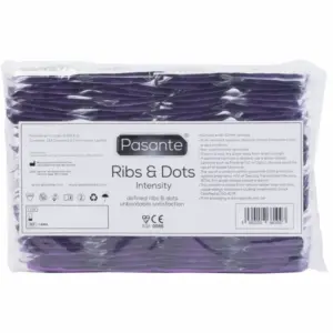Pasante Ribs & Dots - Preservativos Intensidad 144 Unidades para Mayor Placer