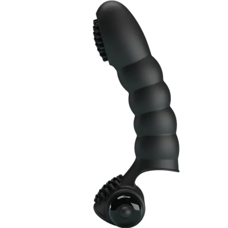 Pretty Love - Vibrador de Dedo Alexander 10 Vibraciones Negro