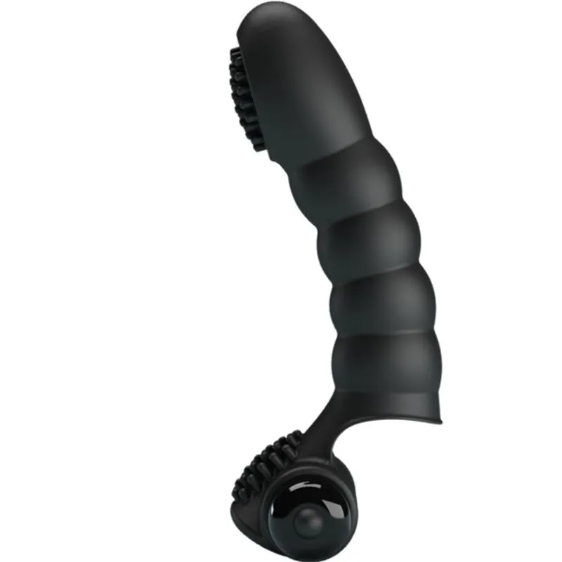 Pretty Love - Vibrador de Dedo Alexander 10 Vibraciones Negro