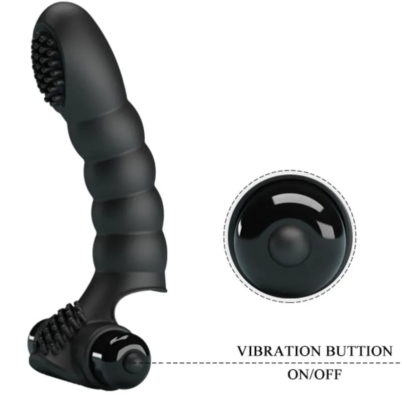 Pretty Love - Vibrador de Dedo Alexander 10 Vibraciones Negro - Imagen 6