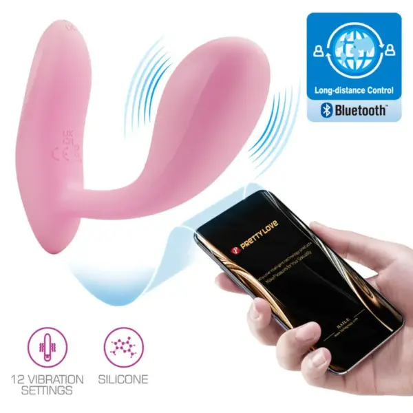 Pretty Love - Vibrador G-Spot recargable rosa con APP - Imagen 8