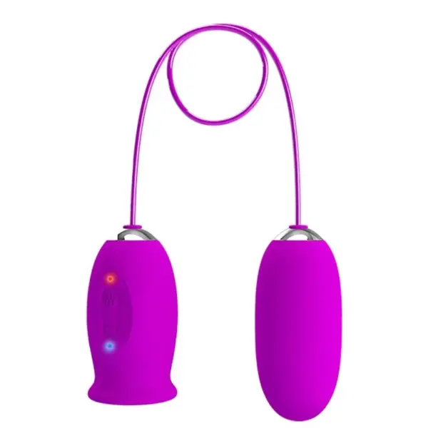 Pretty Love - Vibrador dual recargable morado - Imagen 2