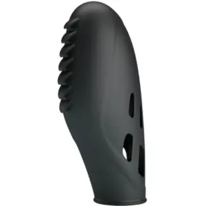 Pretty Love - Vibrador de dedo de silicona negro
