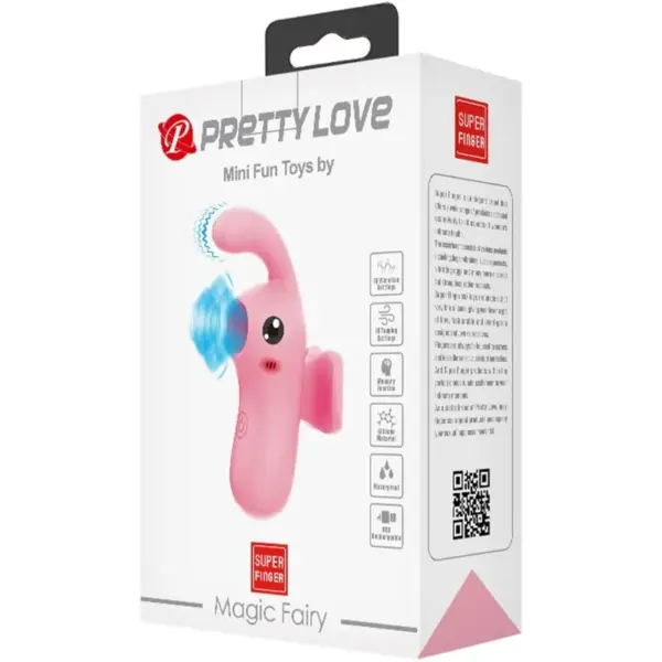 Pretty Love - Mini Fun Toys Vibrador & Ondas Estimuladoras Rosa - Imagen 8