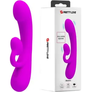 Pretty Love - Vibrador rabbit con licking morado