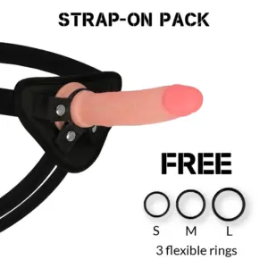 RockArmy - Arnes + Dildo Avenger de Silicona Líquida Premium 19 cm