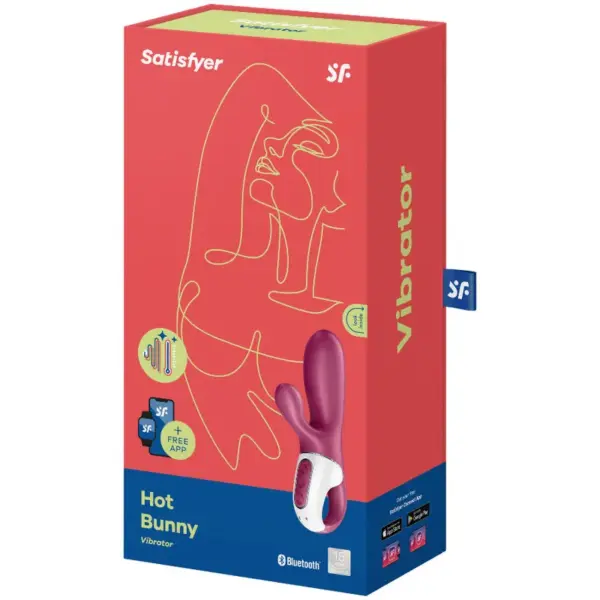Satisfyer - Hot Bunny Vibrador Punto G con Calor y Conexión App - Imagen 4