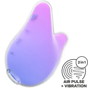 Satisfyer - Mermaid Vibes Estimulador & Vibrador Violeta y Rosa