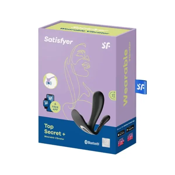 Satisfyer - Top Secret + Vibrador Negro para Placer Infinito - Imagen 3