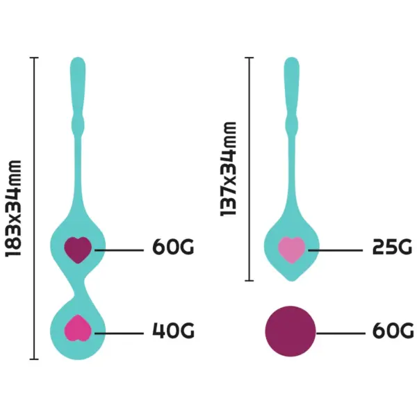 Deva - Set de Entrenamiento Pelvico Orquídea para Mujeres - Imagen 3