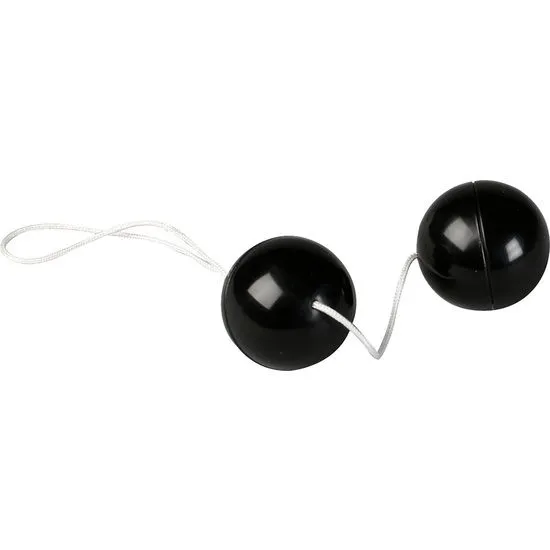 SEVEN CREATIONS - Supersoft Bolas Orgásmicas Negro para Placer Infinito