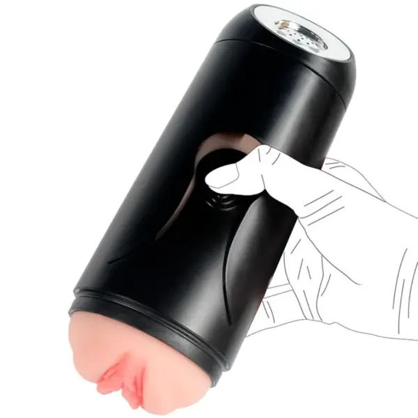 SHEQU - Fanny Masturbador Vagina con Vibración - Imagen 4