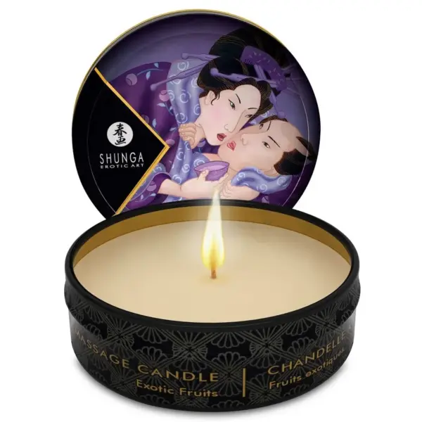 SHUNGA - Mini Caress by Candlelight Display Velas Masaje 24 Uds - Imagen 3