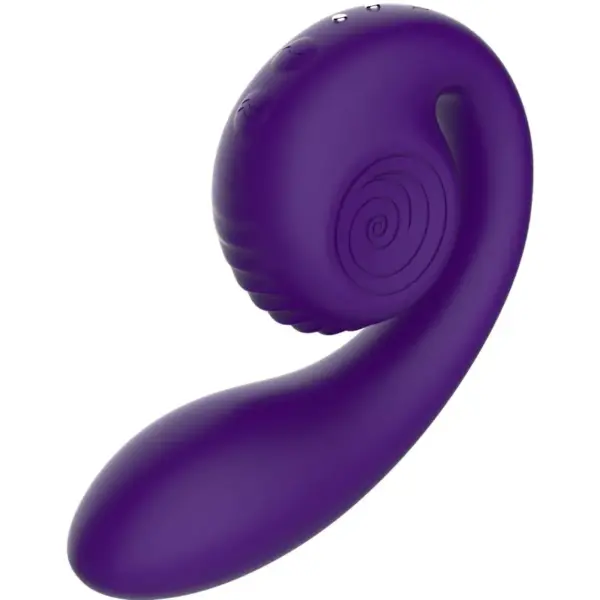 Snail Vibe - Estimulador dual violeta con tecnología Slide’n’Roll - Imagen 2