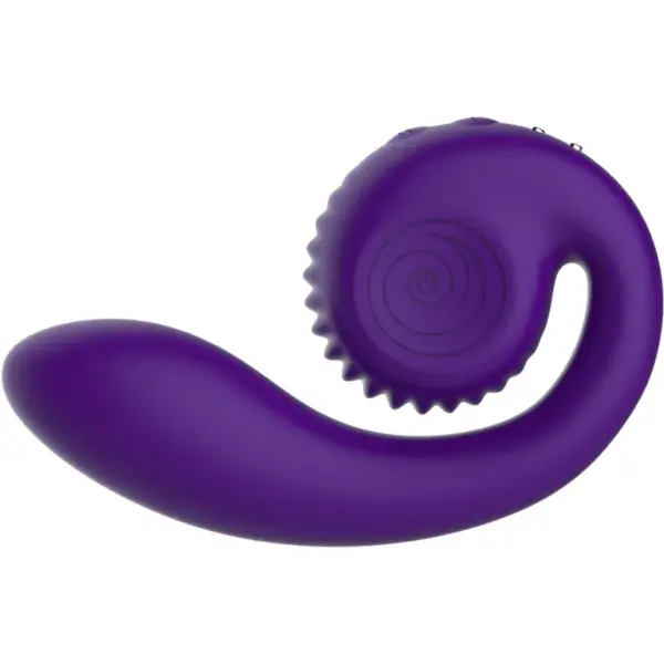 Snail Vibe - Estimulador dual violeta con tecnología Slide’n’Roll - Imagen 3