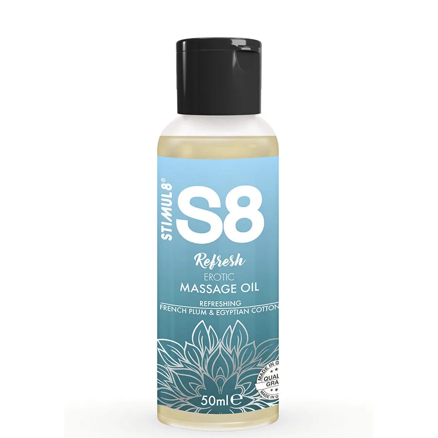STIMUL8 - S8 Refresh Aceite de Masaje Erótico Algodón 50 ml