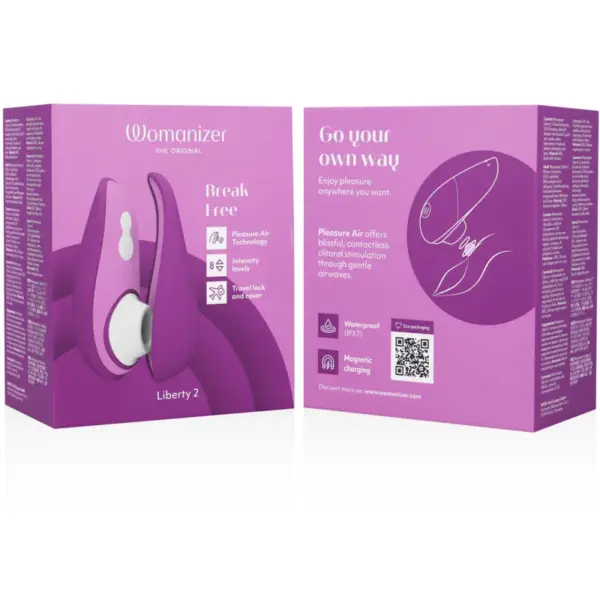 Womanizer - Liberty 2 Estimulador & Ondas Estimuladoras Clítoris Violeta - Imagen 7