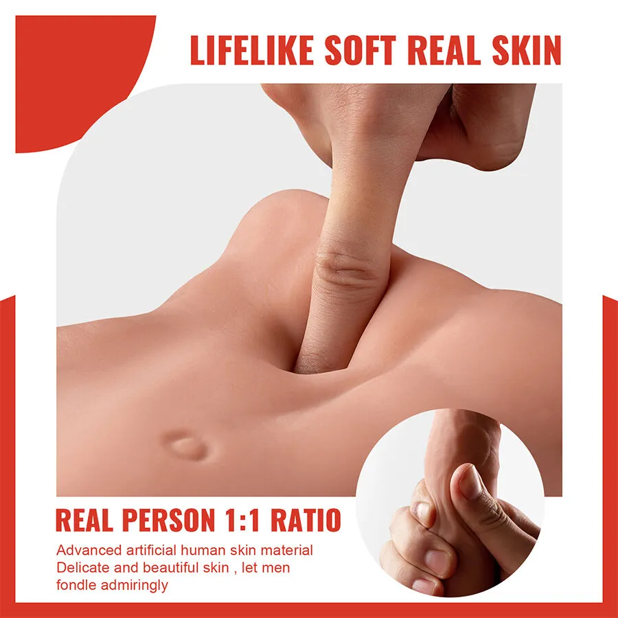 XISE - Dildo Ass Masturbador con Thrusting Realista de 18 cm - Imagen 4