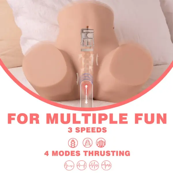 XISE - Danae Thrusting Masturbador Vagina Realístico con Vibración Multiposición - Imagen 8
