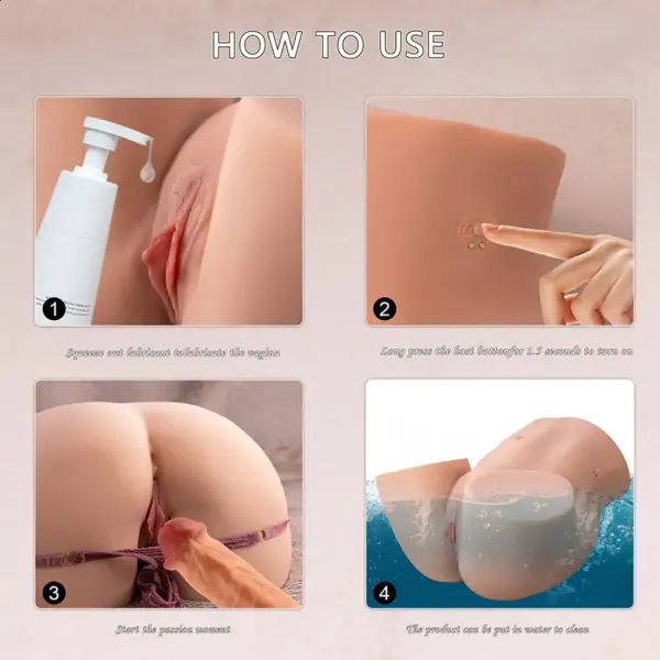 XISE - Ethel Thrusting Masturbador Vagina Realístico con Vibración Multiposición - Imagen 14
