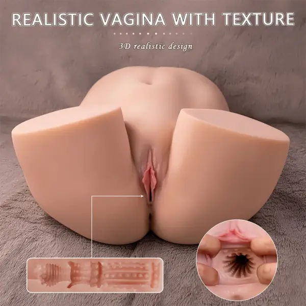 XISE - Ethel Thrusting Masturbador Vagina Realístico con Vibración Multiposición - Imagen 17