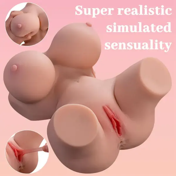 XISE - Torso Realístico Femenino con Vibración y Thrusting 36 cm - Imagen 15