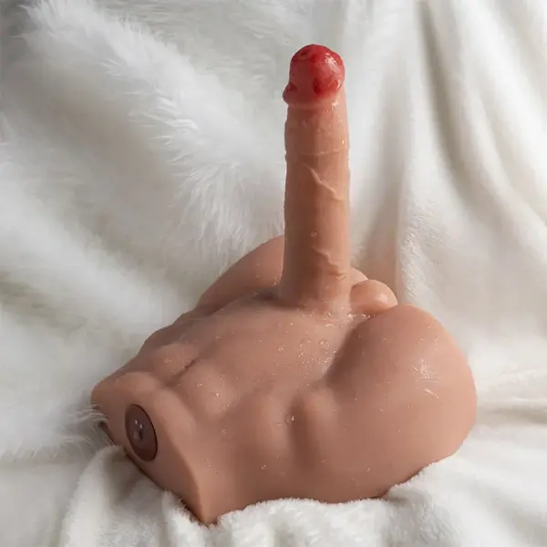 XISE - Peel Dildo Ass Masturbador Realístico con Thrusting 17,5 cm - Imagen 5