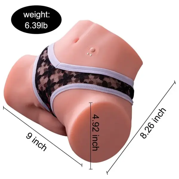 XISE - Tracy Vibrating Masturbador Vagina y Ano Realístico Multiposición con Vibración - Imagen 6