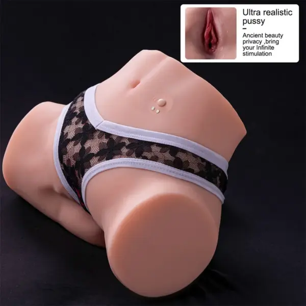 XISE - Tracy Vibrating Masturbador Vagina y Ano Realístico Multiposición con Vibración - Imagen 9