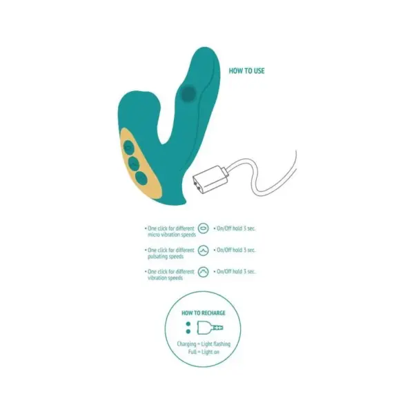 XOCOON - ETERNAL LOVE VIBE Estimulador Verde para Parejas - Imagen 6
