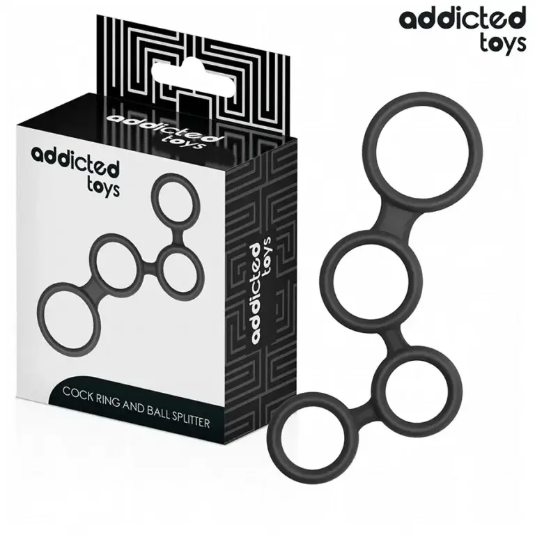 ADDICTED TOYS - Anillo para el pene con divisores para testículos