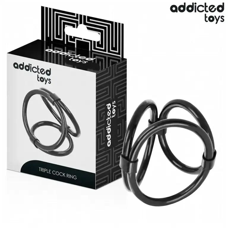 ADDICTED TOYS - Anillo triple para el pene